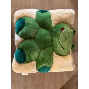 TWIE Frog Plush Pillow Stuffed Animal Green Red Eyes Kids Toy